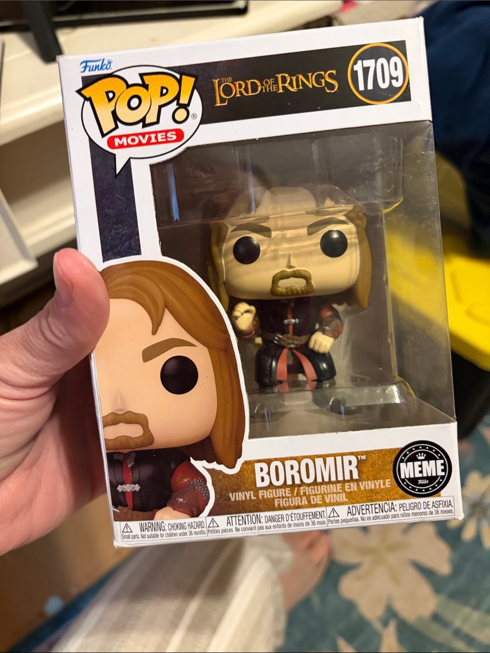 Funko Pop! Movies Boromir Vinyl Figure - Brown, Black, Red